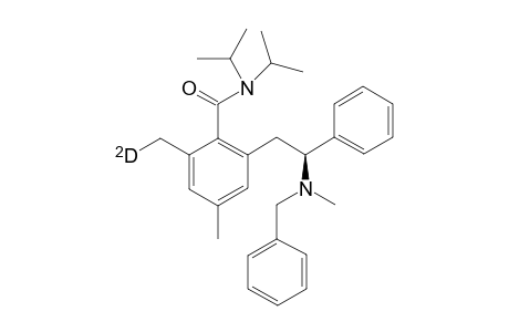 (R*a,2S*)-N,N-Diisopropyl-2-{2'-[benzyl(methy)amino]-2'-phenylethyl}-4-methyl-6-[2H]methylbenzamide