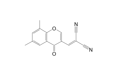 [(6,8-Dimethylchromon-3-yl)methylidene]propanedinitrile