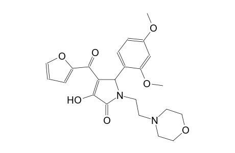 5-(2,4-dimethoxyphenyl)-4-(2-furoyl)-3-hydroxy-1-[2-(4-morpholinyl)ethyl]-1,5-dihydro-2H-pyrrol-2-one