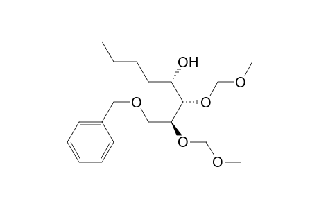 (2S,3S,4S)-1-(benzyloxy)-2,3-bis[(methoxymethyl)oxy]octan-4-ol