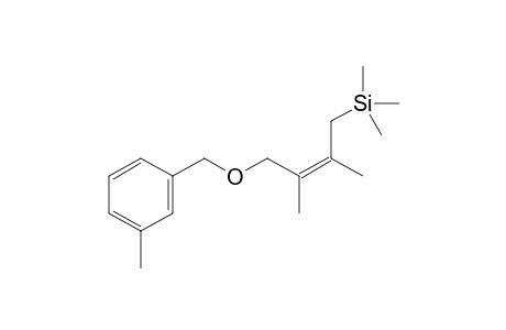 [(Z)-2,3-dimethyl-4-(m-tolylmethoxy)but-2-enyl]-trimethyl-silane