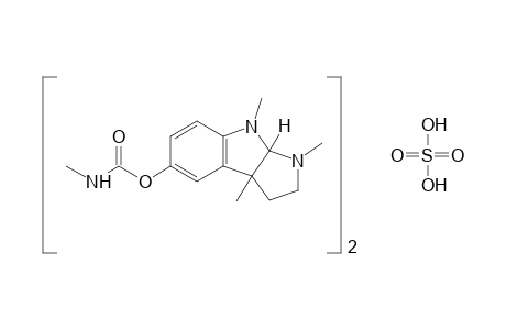 physostigmine, sulfate (2:1)