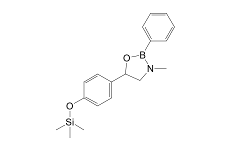 3-methyl-2-phenyl-5-(4-(trimethylsilyloxy)phenyl)-1,3,2-oxazaborolidine