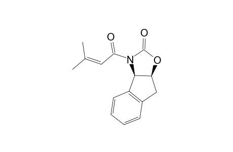 (3aR,8aS)-N-(3'-Methylbut-2'-enoyl)-3,3a,8,8a-tetrahydro-2H-indeno[1,2-d]oxazol-2-one