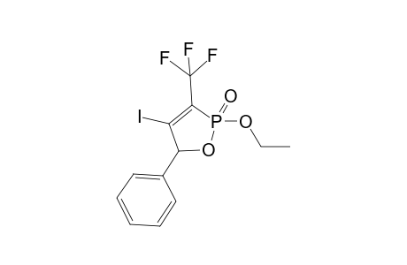 2-Ethoxy-4-iodo-5-phenyl-3-trifluoromethyl-1,2-oxa-phospho-3-ene 2-oxide