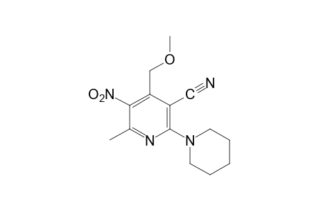 4-(methoxymethyl)-6-methyl-5-nitro-2-piperidinonicotinonitrile