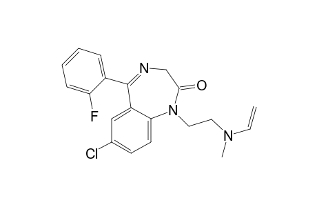 2H-1,4-Benzodiazepin-2-one, 7-chloro-1-[2-(ethenylmethylamino)ethyl]-5-(2-fluorophenyl)-1,3-dihydro-