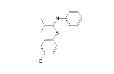 N-Phenyl-S-(p-methoxyphenyl)-isopropyl-isothioamide