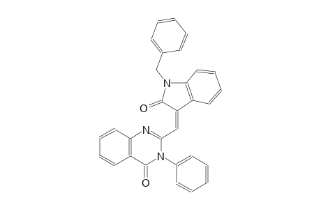 4(3H)-quinazolinone, 2-[(Z)-[1,2-dihydro-2-oxo-1-(phenylmethyl)-3H-indol-3-ylidene]methyl]-3-phenyl-