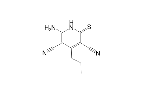 2-Amino-4-propyl-6-sulfanylidene-1H-pyridine-3,5-dicarbonitrile