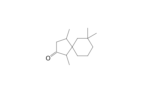 1,4,7,7-Tetramethylspiro[4.5]decan-2-one