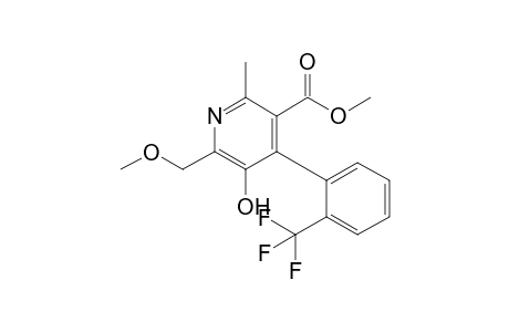 Methyl 5-hydroxy-2-methyl-6-(methoxymethyl)-4-[2'-(trifluoromethyl)phenyl]pyridine-3-carboxylate