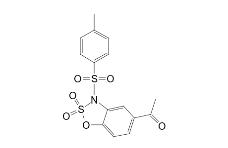 3-(p-Tolylsulfonyl)-5-acetyl-1,2,3-benzoxathiazole 2,2-Dioxide