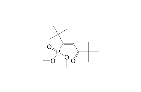 (Z)-5-dimethoxyphosphoryl-2,2,6,6-tetramethyl-4-hepten-3-one
