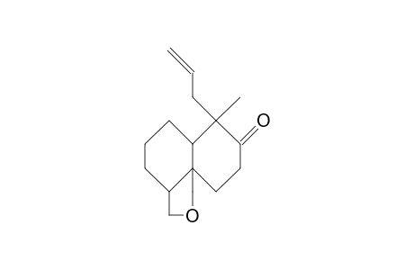 5a,10a-Methanoxymethano-1-allyl-1-methyl-trans-decalin-2-one