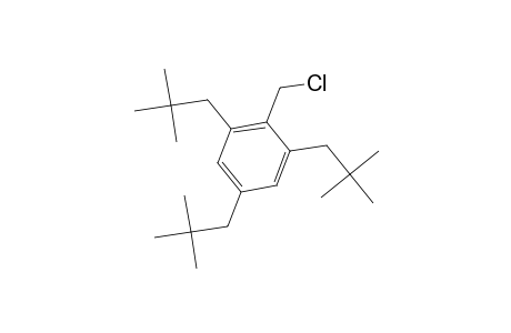 Benzene, 2-(chloromethyl)-1,3,5-tris(2,2-dimethylpropyl)-