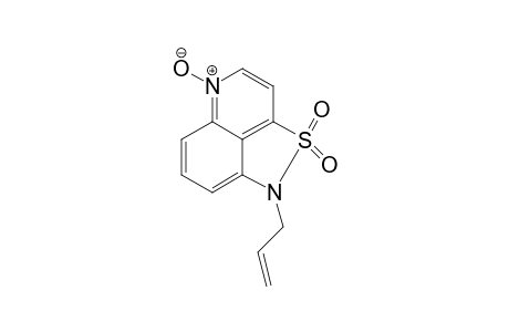 1H-1-Allyl-2,2.-dioxoisothiazolo[5,4,3-d,e]quinoline N-oxide