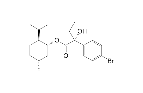 (1R,2S,5R)-5-Methyl-2-(1-methylethyl)cyclohexyl (2R)-2-(4-Bromophenyl)-2-hydroxybutanoate