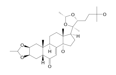 2,3:20,22-BIS-O-[(1-R)-ETHYLIDENE]-20-HYDROXYECDYZONE