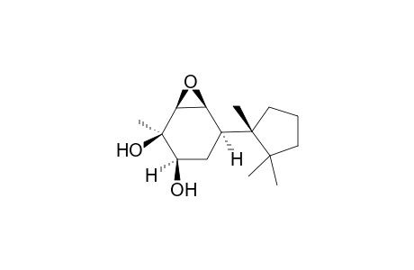(3S,4R,6R,1'S)-1,2-Epoxy-3-methyl-3,4-dihydroxy-6-(1',2',2'-trimethylcyclopent-1'-yl)-cyclohexane