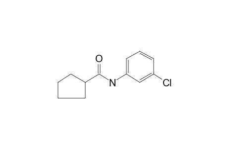 Cyclopentanecarboxamide, N-(3-chlorophenyl)-