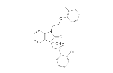 2H-indol-2-one, 1,3-dihydro-3-hydroxy-3-[2-(2-hydroxyphenyl)-2-oxoethyl]-1-[2-(2-methylphenoxy)ethyl]-