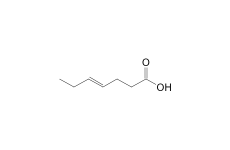 (E)-4-Heptenoic acid