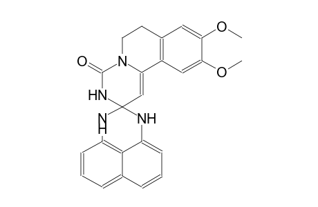9',10'-dimethoxy-1,3,6',7'-tetrahydrospiro[perimidine-2,2'-pyrimido[6,1-a]isoquinolin]-4'(3'H)-one