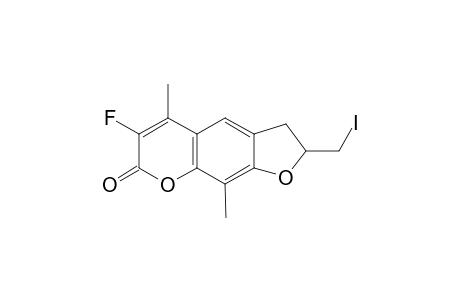 3-Fluoro-4,8-dimethyl-5'-(iodomethyl)-4',5'-dihydrofurocoumarin