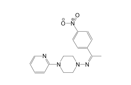 N-[(Z)-1-(4-nitrophenyl)ethylidene]-4-(2-pyridinyl)-1-piperazinamine
