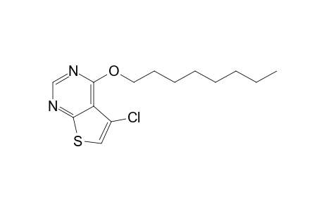 Thieno[2,3-d]pyrimidine, 5-chloro-4-(octyloxy)-
