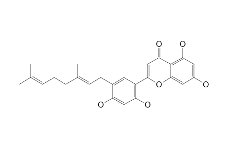 5'-GERANYL-5,7,2',4'-TETRAHYDROXY-FLAVONE