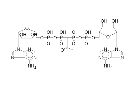 SYMM-P1,P4-BIS[(5'-ADENOSYL)PHOSPHO](BETA-OXO-ALPHA-PHOSPHONOPROPYL)PHOSPHONATE