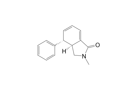 1H-Isoindol-1-one, 2,3,3a,4-tetrahydro-2-methyl-4-phenyl-, cis-