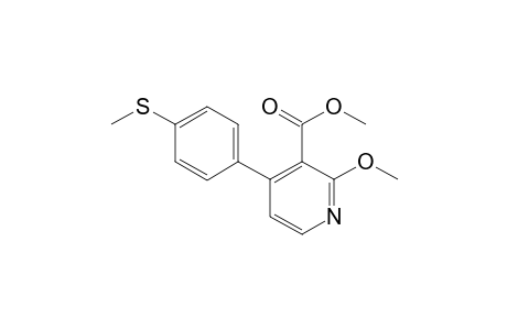 2-methoxy-4-[4-(methylthio)phenyl]-3-pyridinecarboxylic acid methyl ester
