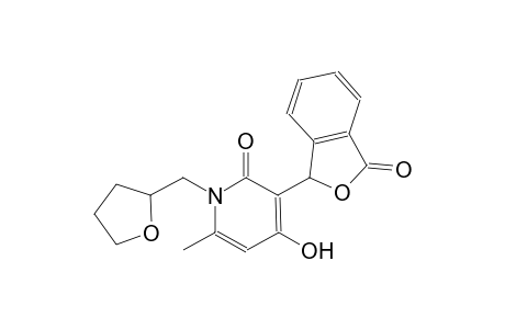 2(1H)-pyridinone, 3-(1,3-dihydro-3-oxo-1-isobenzofuranyl)-4-hydroxy-6-methyl-1-[(tetrahydro-2-furanyl)methyl]-