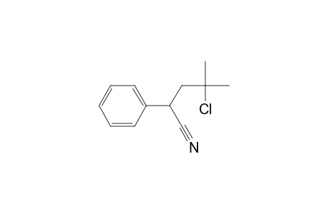 4-Chloro-4-methyl-2-phenylpentanenitrile