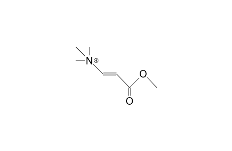 ((E)-2-Methoxycarbonyl-vinyl)-ammonium cation