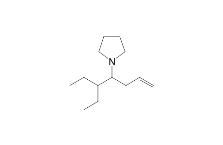 3-Ethyl-4-pyrrolidinohept-6-ene