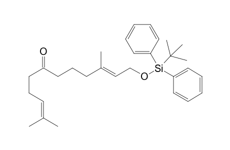 (E)-12-((tert-butyldiphenylsilyl)oxy)-2,10-dimethyldodeca-2,10-dien-6-one