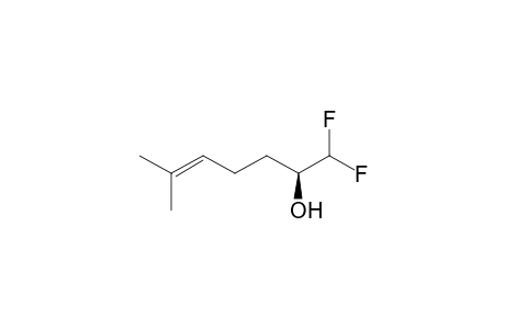 (2S)-1,1-bis(fluoranyl)-6-methyl-hept-5-en-2-ol