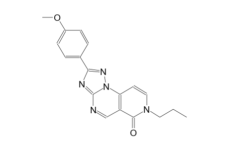 pyrido[3,4-e][1,2,4]triazolo[1,5-a]pyrimidin-6(7H)-one, 2-(4-methoxyphenyl)-7-propyl-