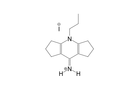 dicyclopenta[b,e]pyridin-8(1H)-iminium, 2,3,4,5,6,7-hexahydro-4-propyl-, iodide