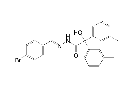 N'-[(E)-(4-bromophenyl)methylidene]-2-hydroxy-2,2-bis(3-methylphenyl)acetohydrazide