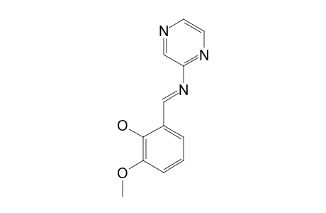 2-METHOXY-6-(PYRAZIN-2-YLIMINO-METHYL)-PHENOL