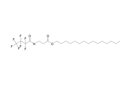 .beta.-Alanine, N-heptafluorobutyryl-, pentadecyl ester