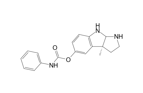 (-)-(3aS)-3a-Methyl-1,2,3,3a,8,8a-hexahydropyrrolo[2,3-b]indol-5-yl N-phenylcarbamate