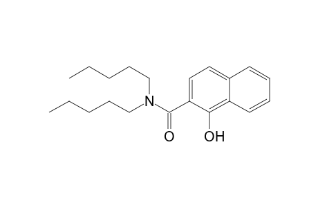 2-Naphthalenecarboxamide, 1-hydroxy-N,N-dipentyl-