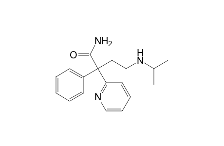 2-Phenyl-4-(propan-2-ylamino)-2-(2-pyridinyl)butanamide
