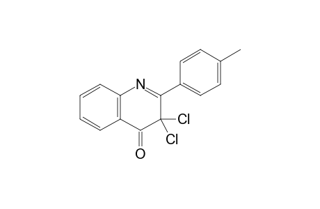 3,3-bis(chloranyl)-2-(4-methylphenyl)quinolin-4-one